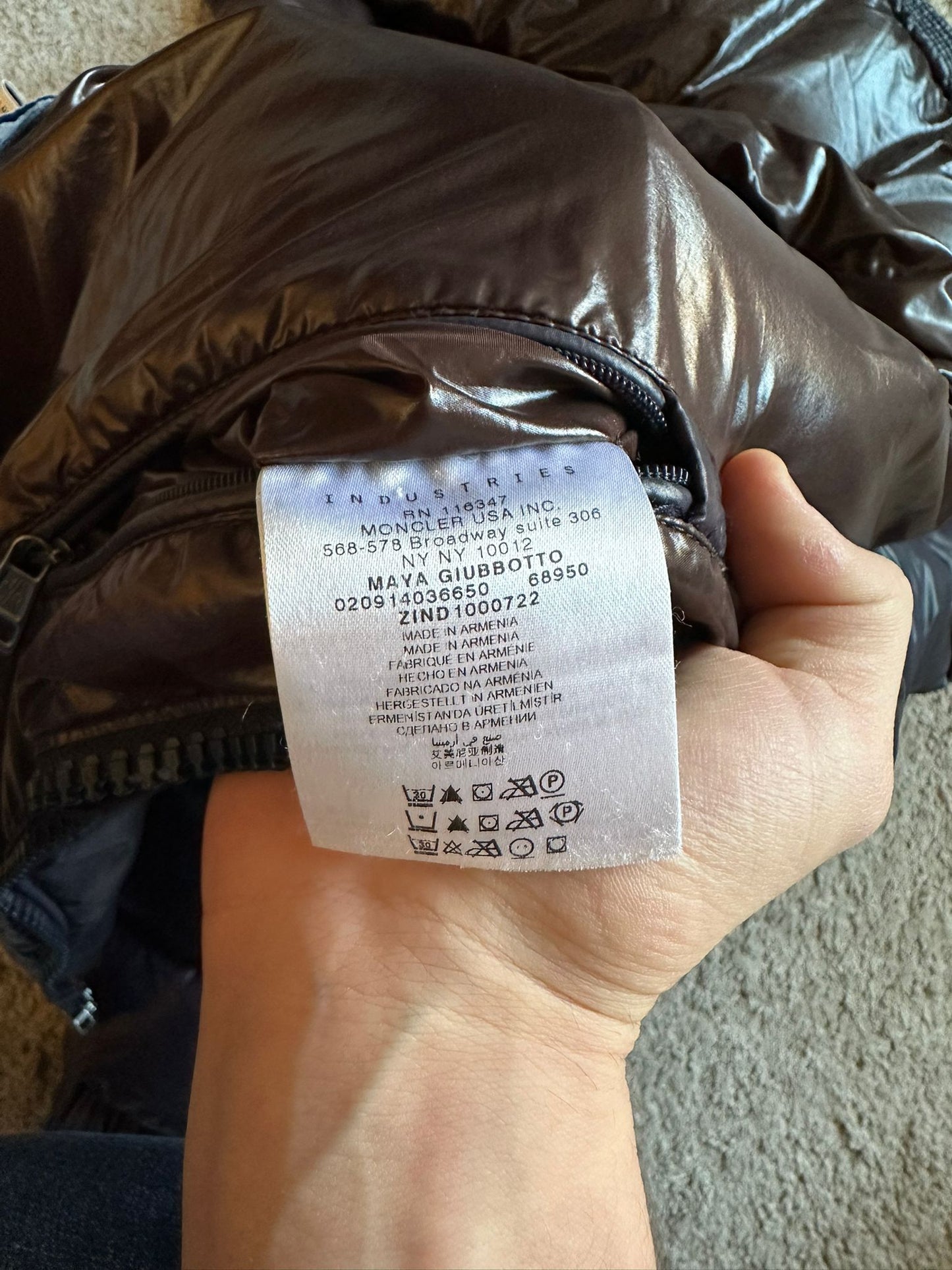 Moncler “Maya” – Navy