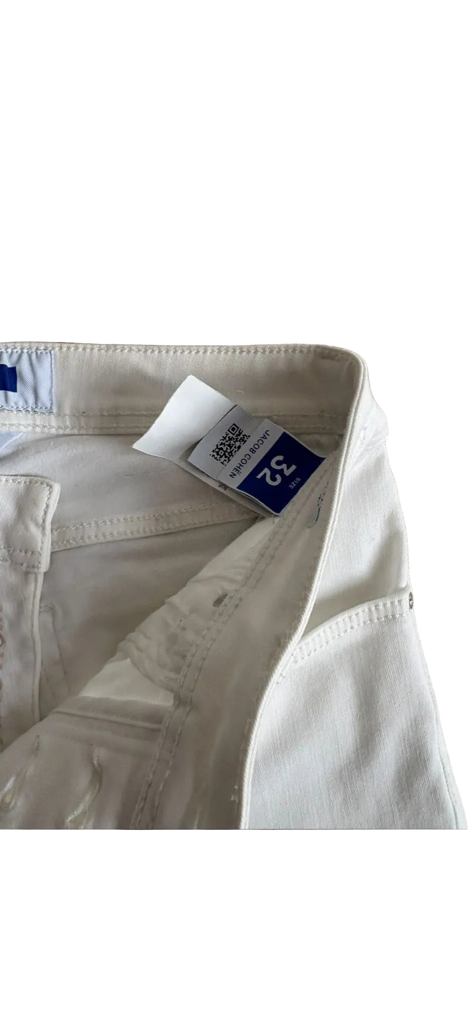 Jacob Cohën “Nick Slim” – White Stretch Denim (Size 32)
