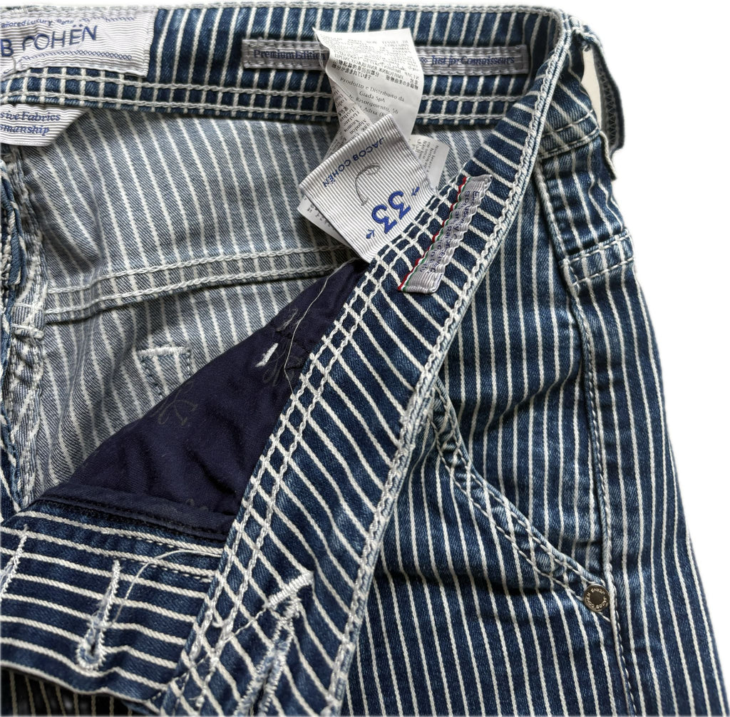 Jacob Cohën “613” – Blue/White Stripe (Size 33)