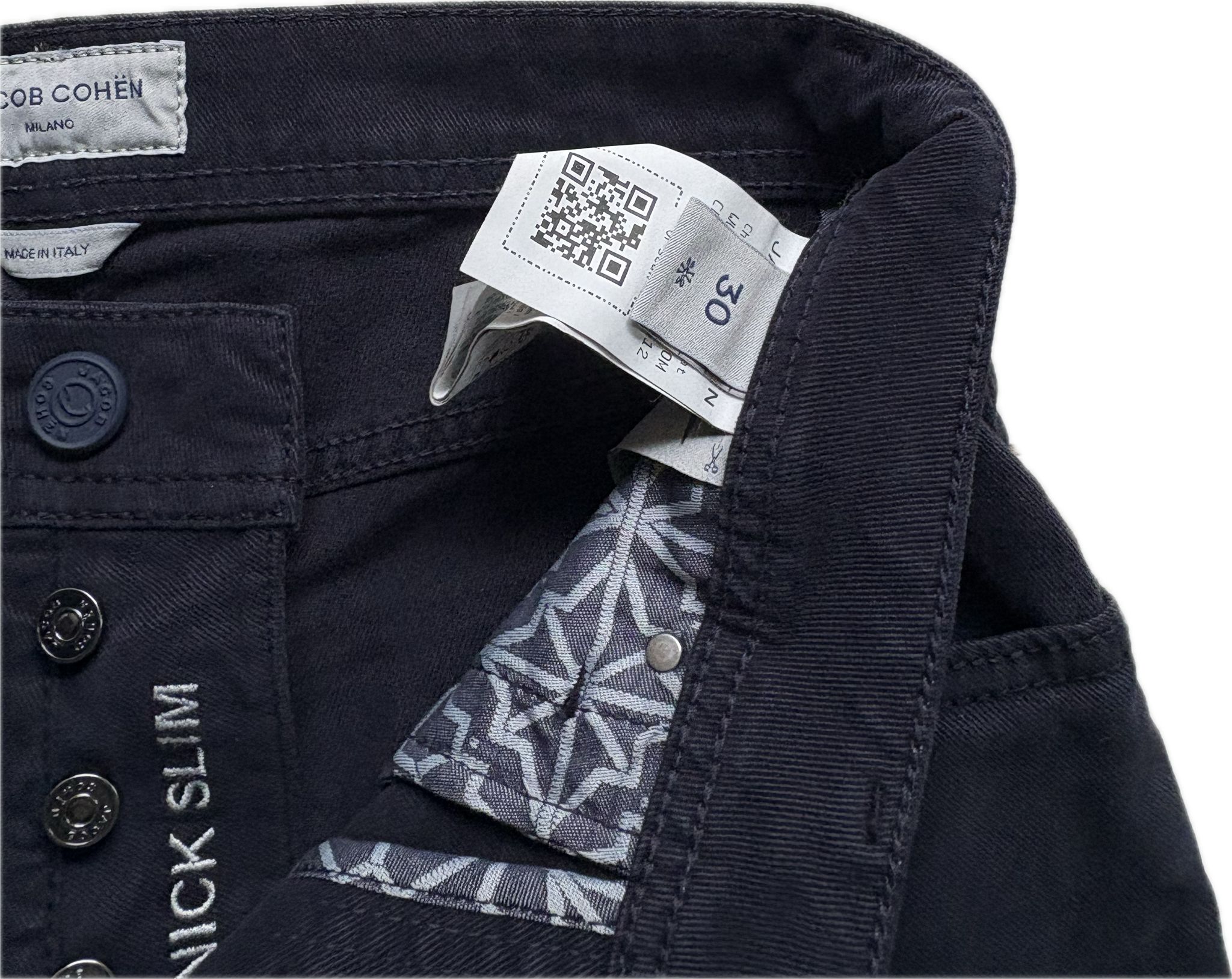 Jacob Cohën “Nick Slim – Model 2025” – Deep Navy (Size 30)