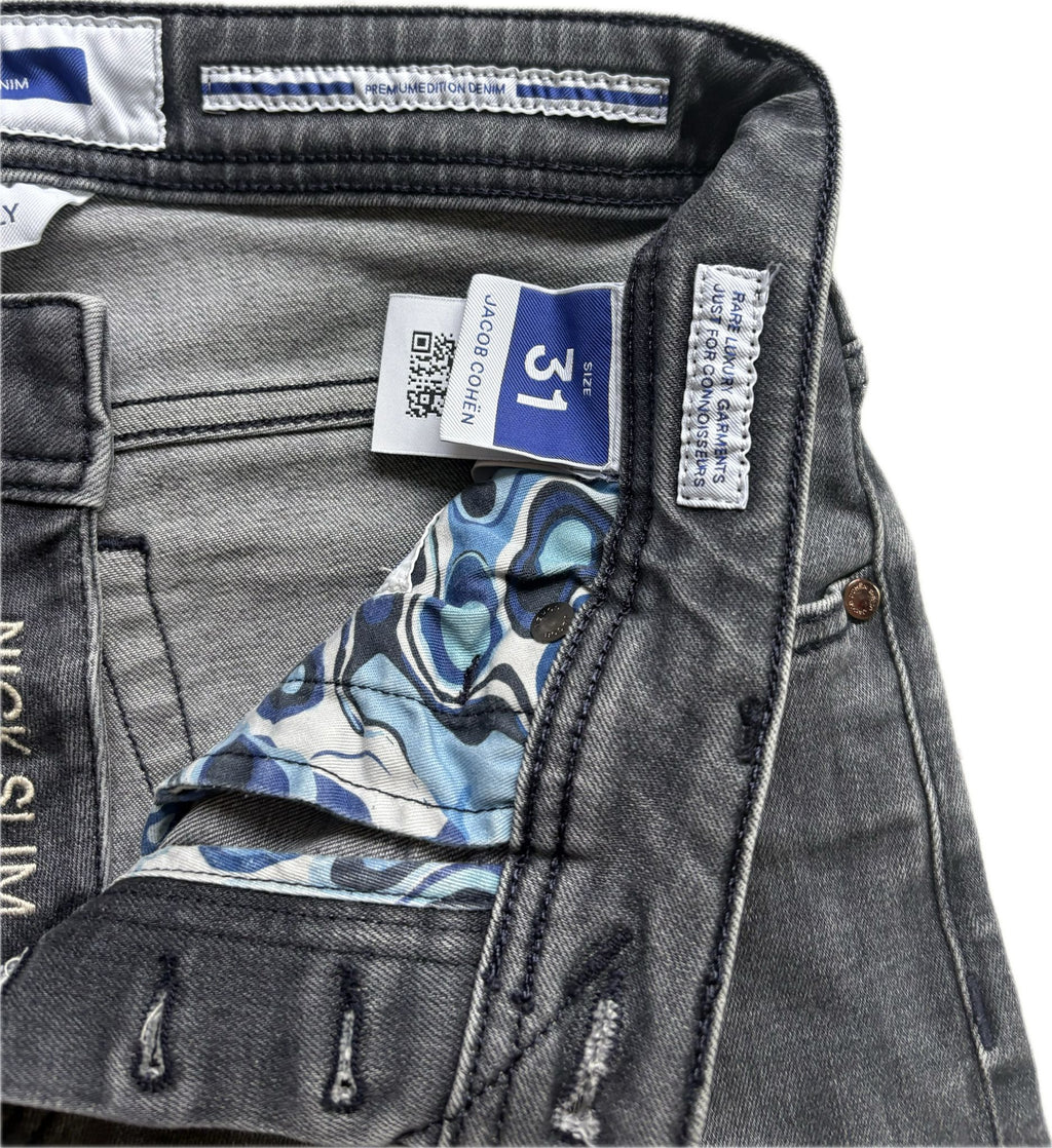 Jacob Cohën “Nick Slim” – Grey Wash (Size 31)