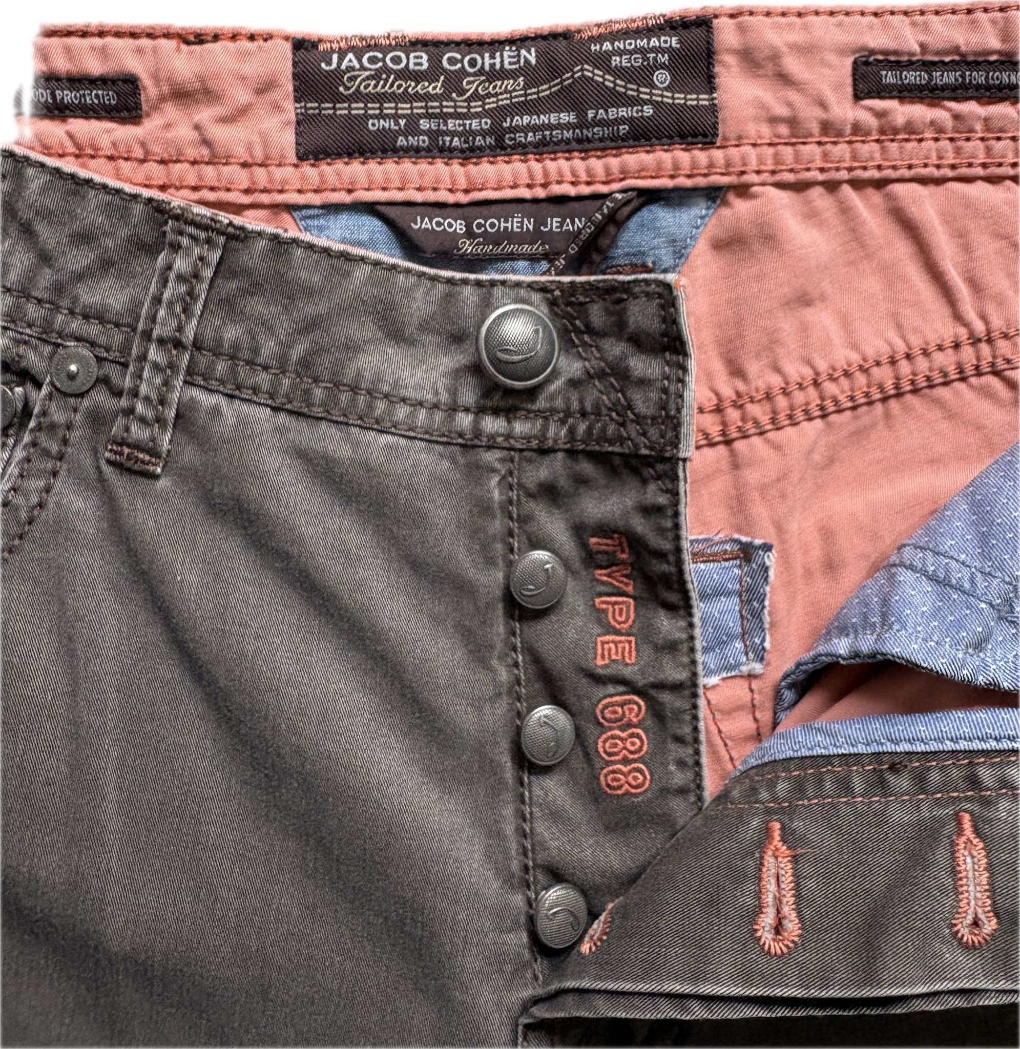 Jacob Cohën “Type 688” – Warm Grey (Size 33)