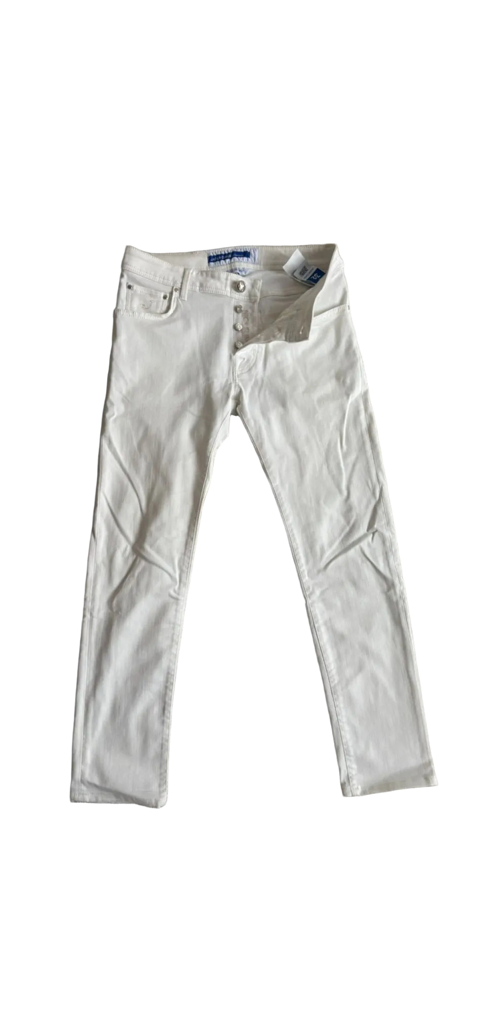 Jacob Cohën “Nick Slim” – White Stretch Denim (Size 32)