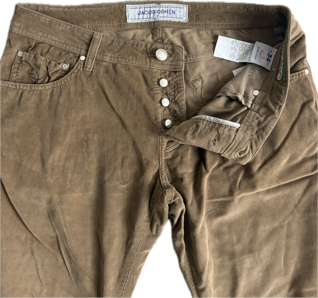 Jacob Cohën 622 – Brown Corduroy Pants (Size 34)