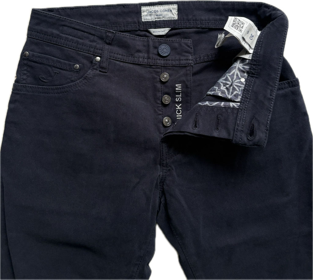 Jacob Cohën “Nick Slim – Model 2025” – Deep Navy (Size 30)