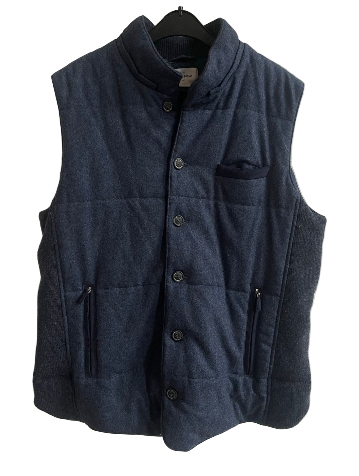 Gran Sasso Quilted Wool Down Vest