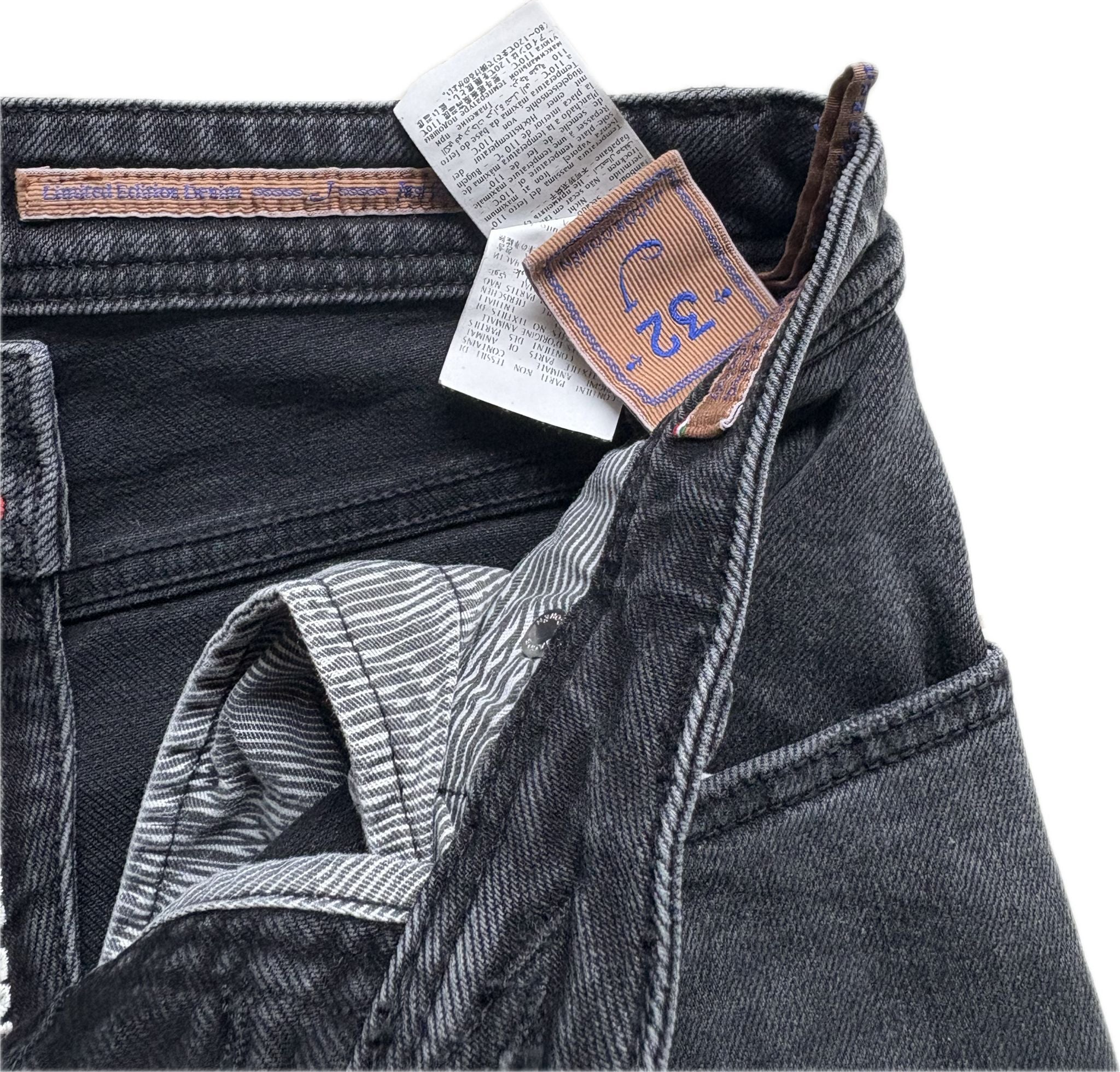 Jacob Cohën “688 Model ” – Limited Edition Washed Black (Size 32)