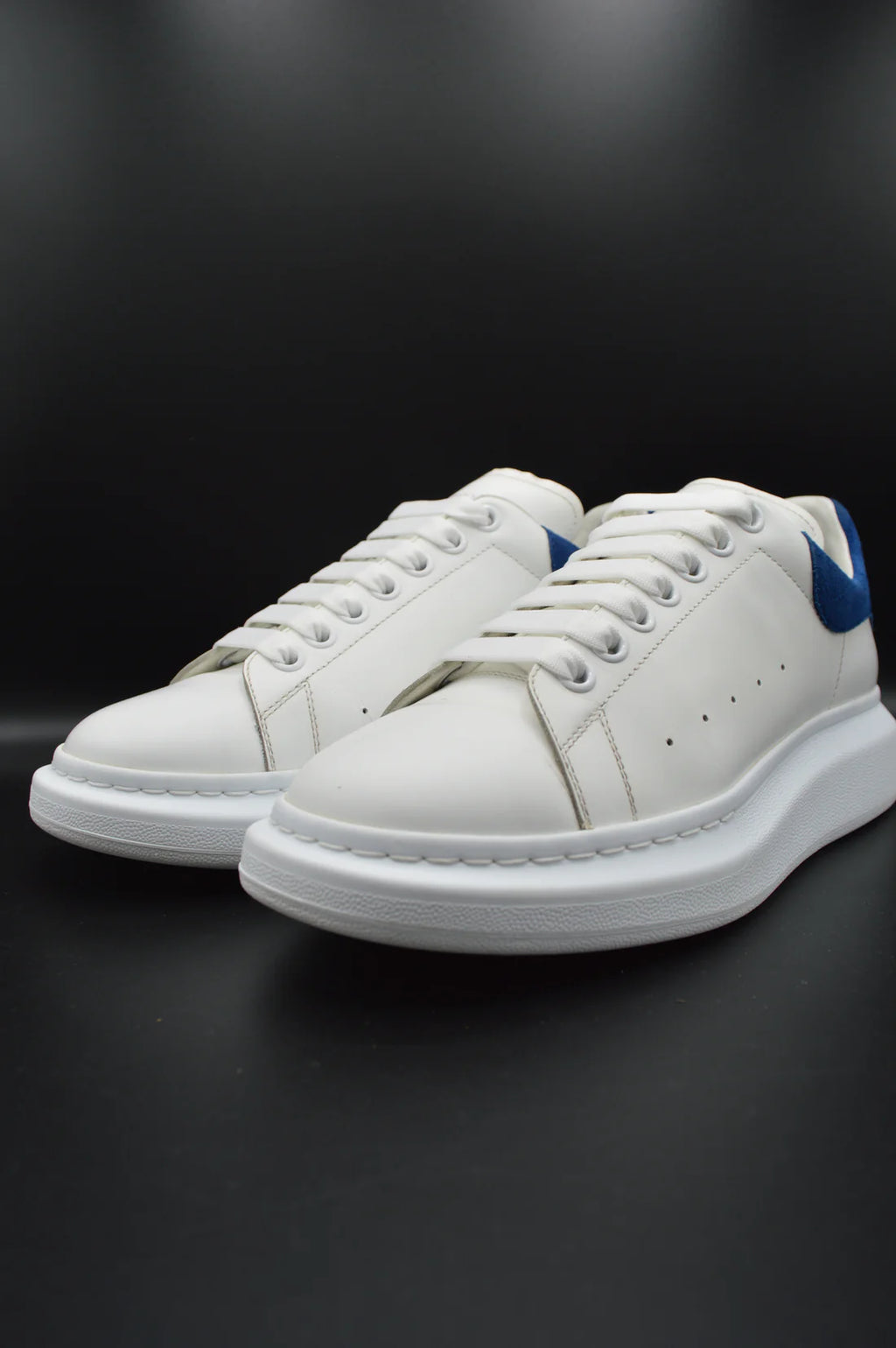 Alexander Mcqueen oversize blanc/bleu marine