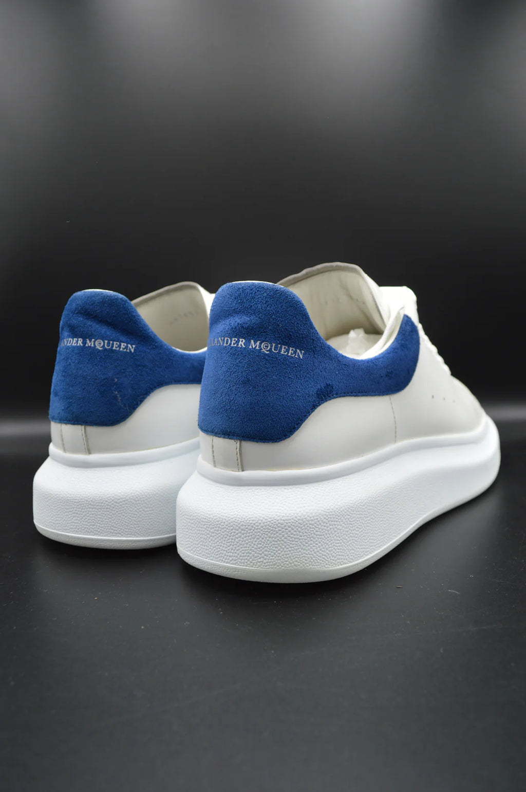 Alexander Mcqueen oversize blanc/bleu marine