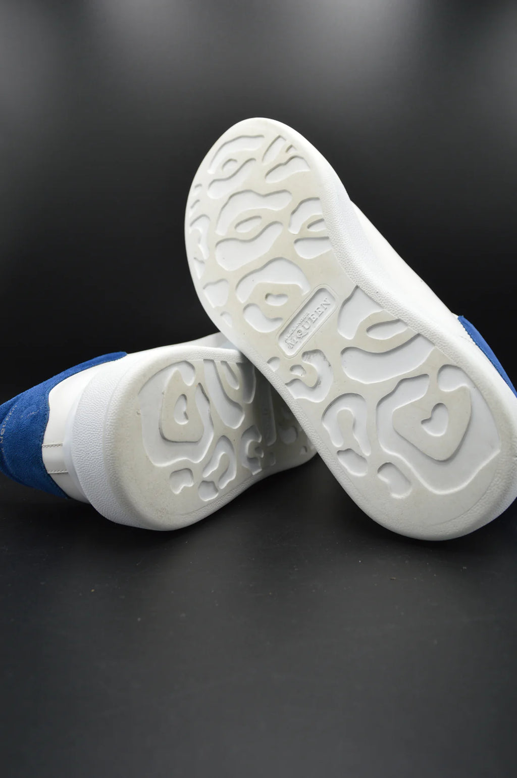 Alexander Mcqueen oversize blanc/bleu marine