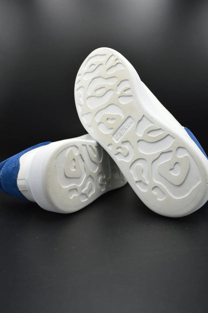 Alexander Mcqueen oversize blanc/bleu marine