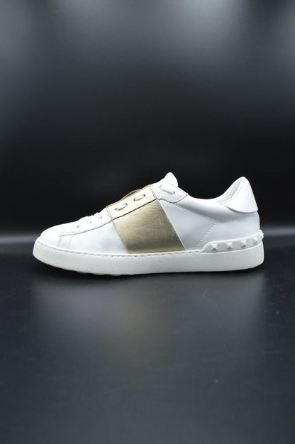 Valentino open blanc/doré