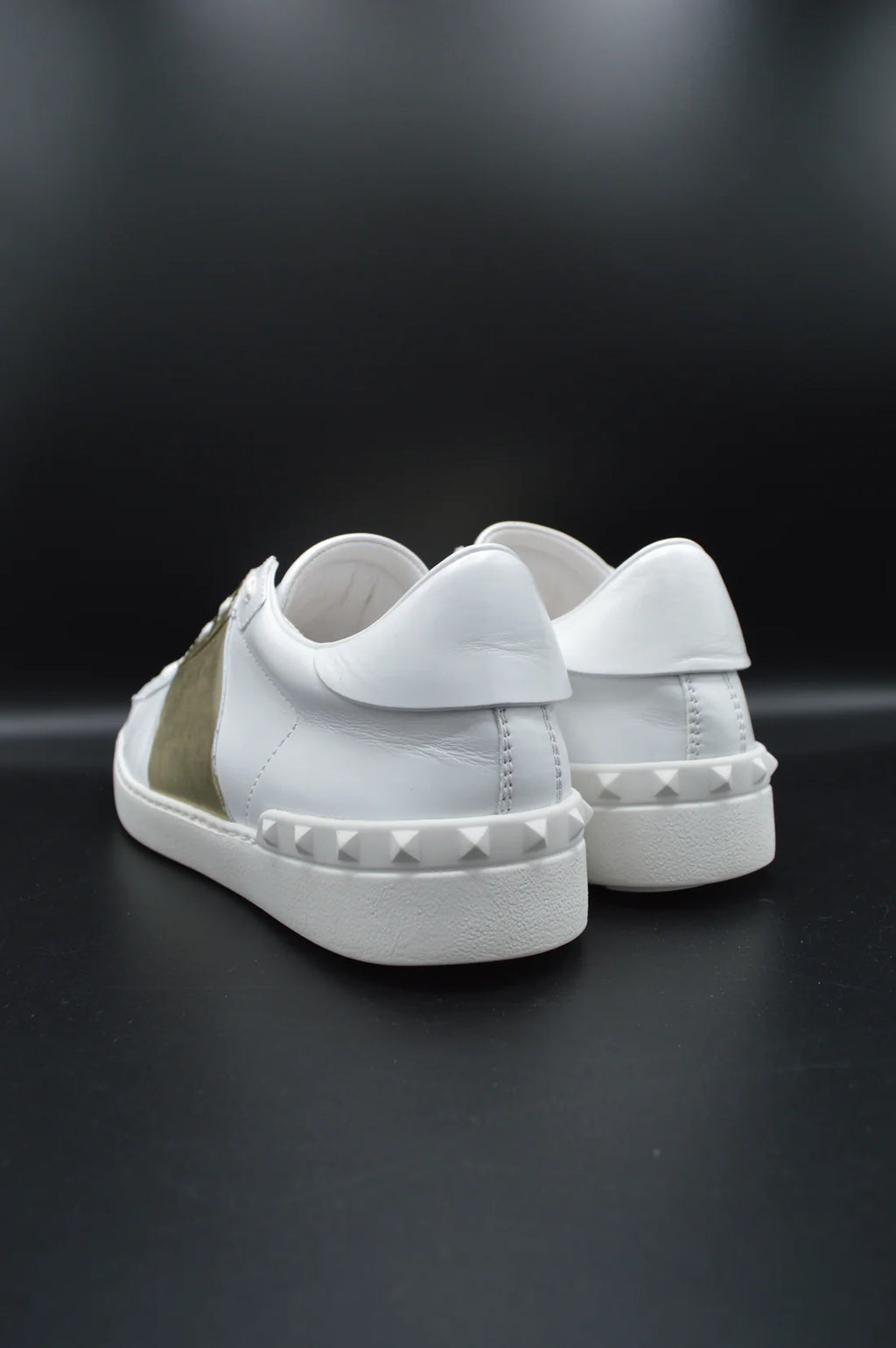 Valentino open blanc/doré