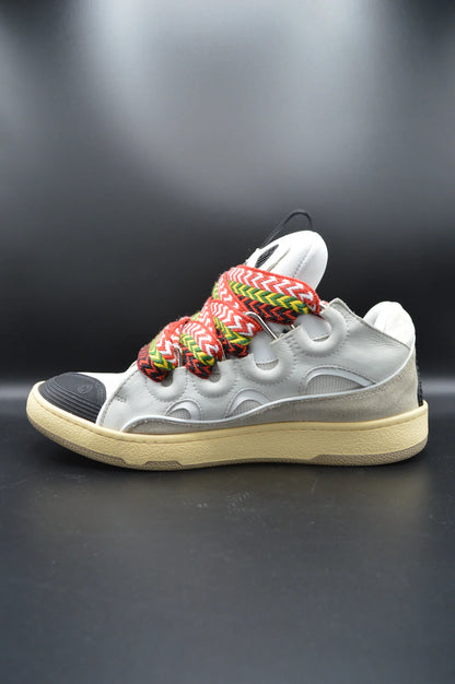 Lanvin Curb cuir blanc/beige/gris