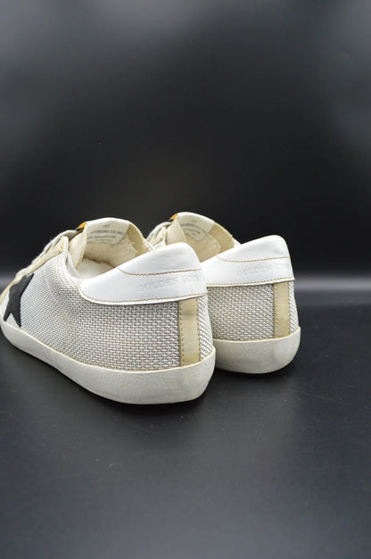 Golden Goose Superstar toile beige/noir