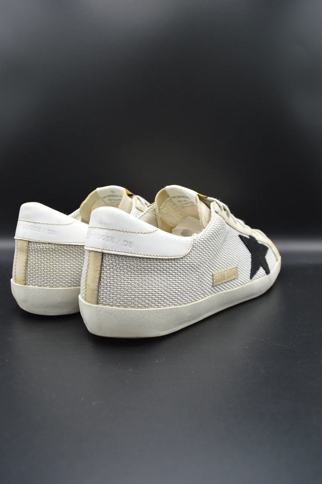 Golden Goose Superstar toile beige/noir