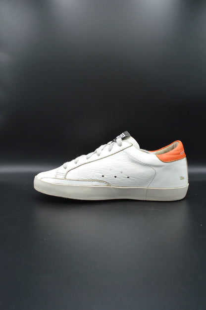 Golden Goose Superstar blanc/orange/gris