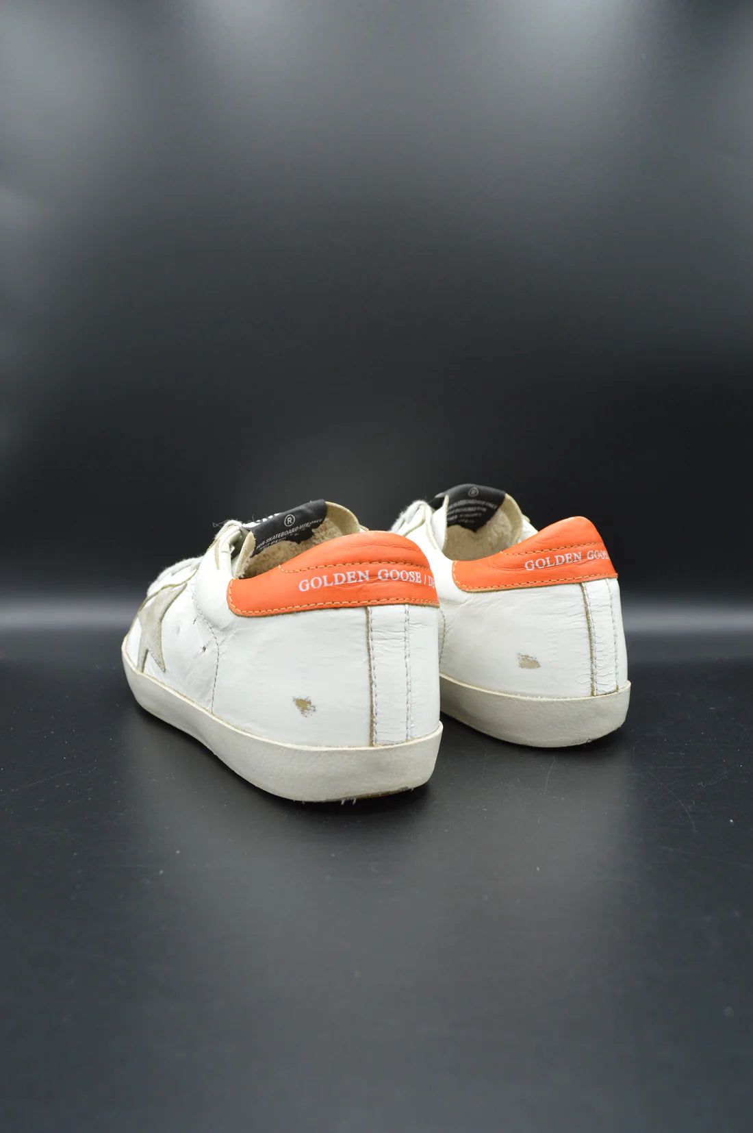 Golden Goose Superstar blanc/orange/gris