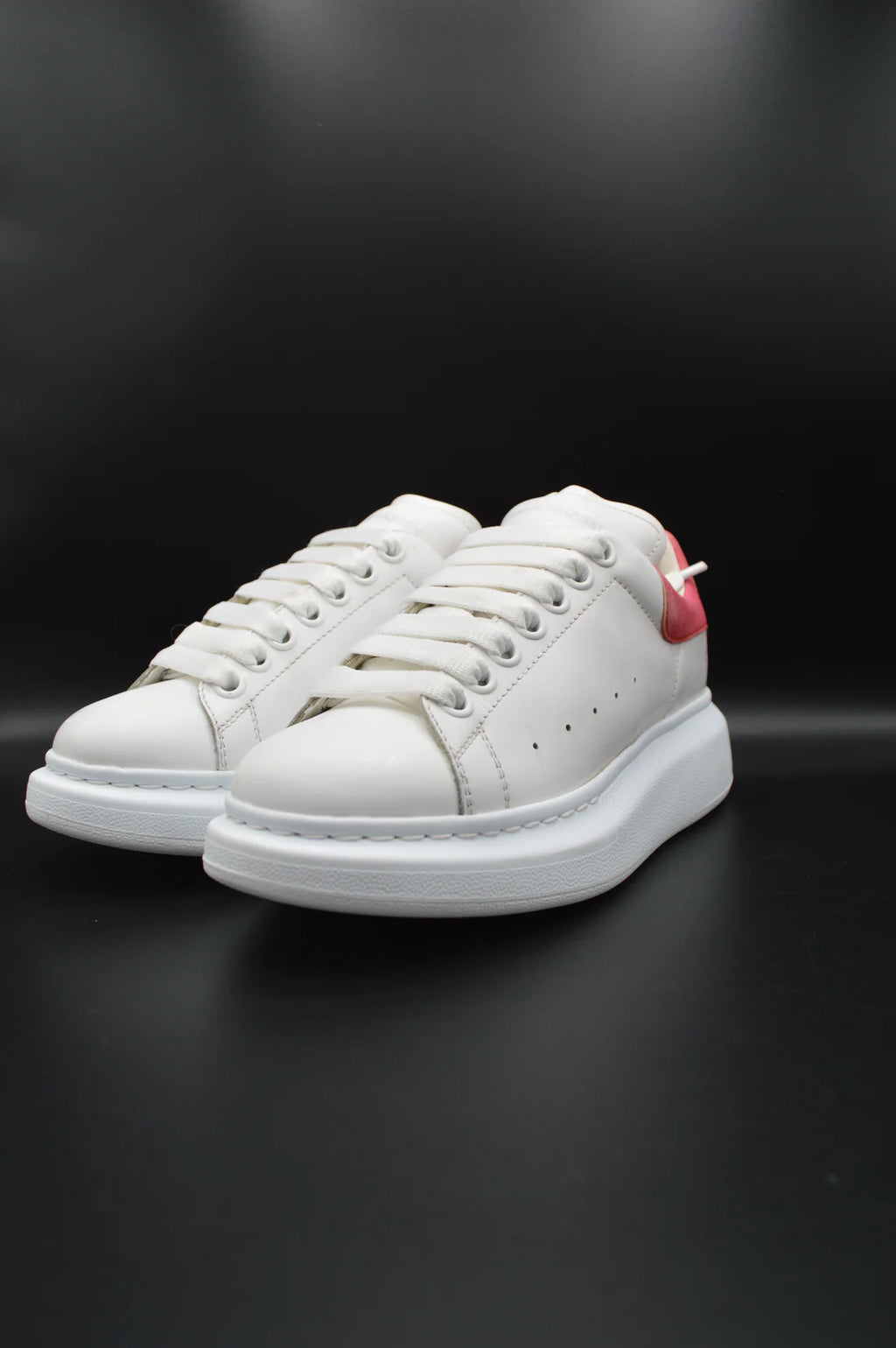 Alexander Mcqueen Oversize blanc/rouge