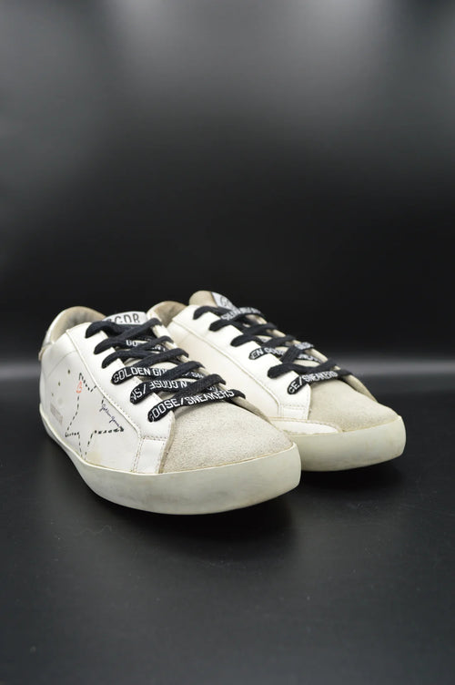 Golden Goose Superstar blanc/gris/argent