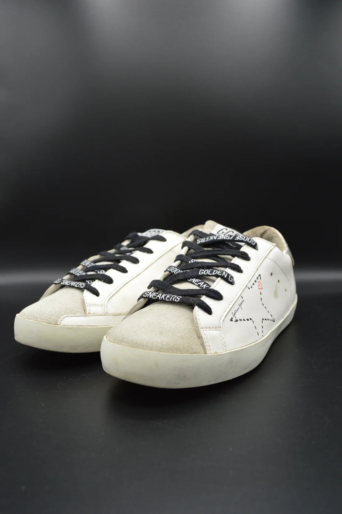 Golden Goose Superstar blanc/gris/argent