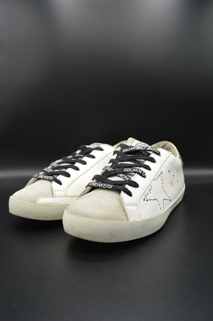 Golden Goose Superstar blanc/gris/argent