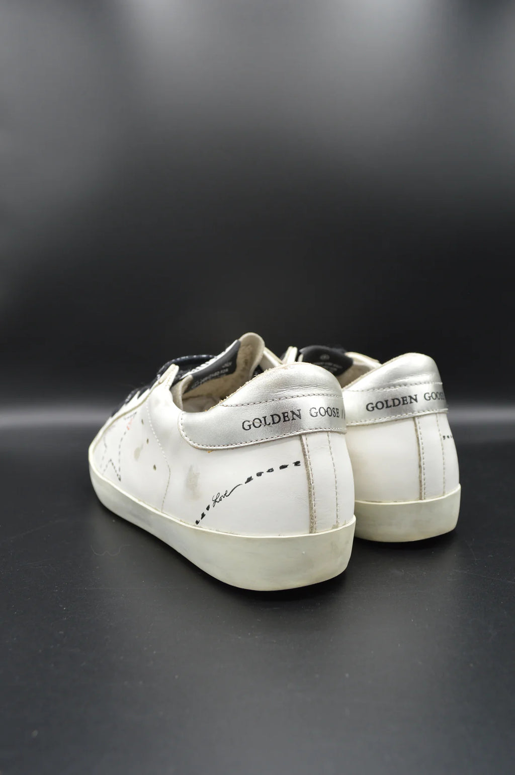 Golden Goose Superstar blanc/gris/argent