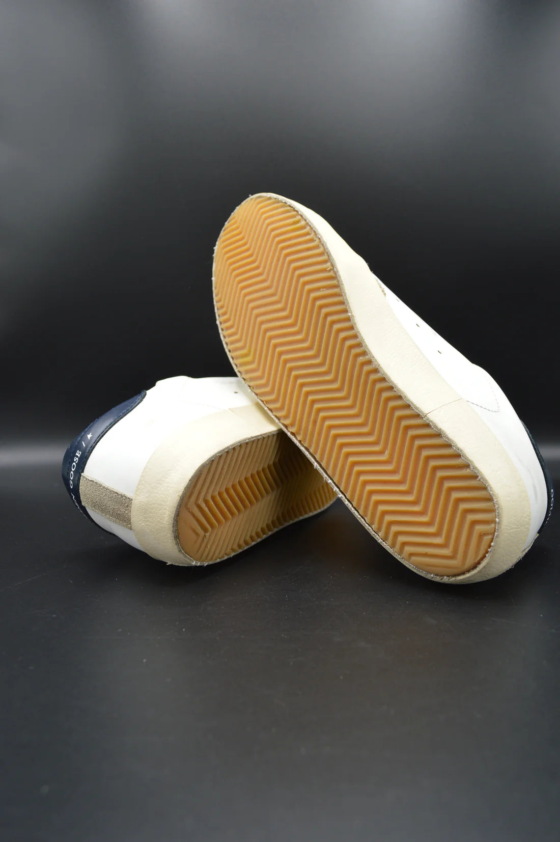 Golden Goose Superstar blanc/bleu marine/beige/gris