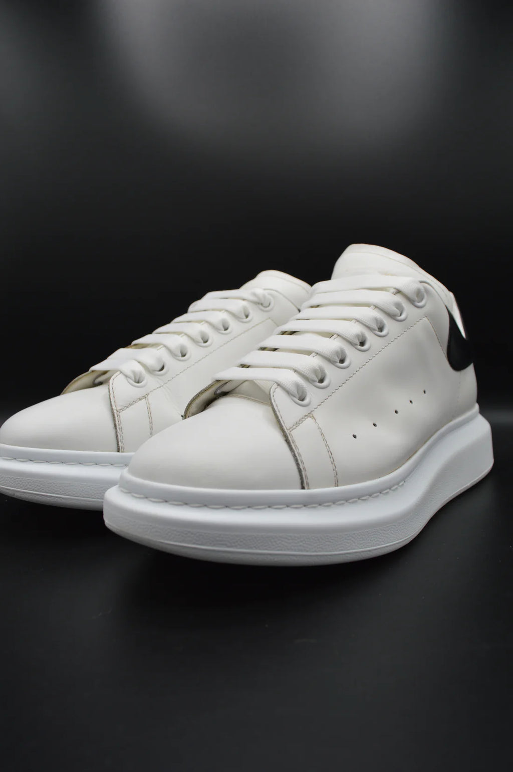 Alexander Mcqueen oversize blanc/noir