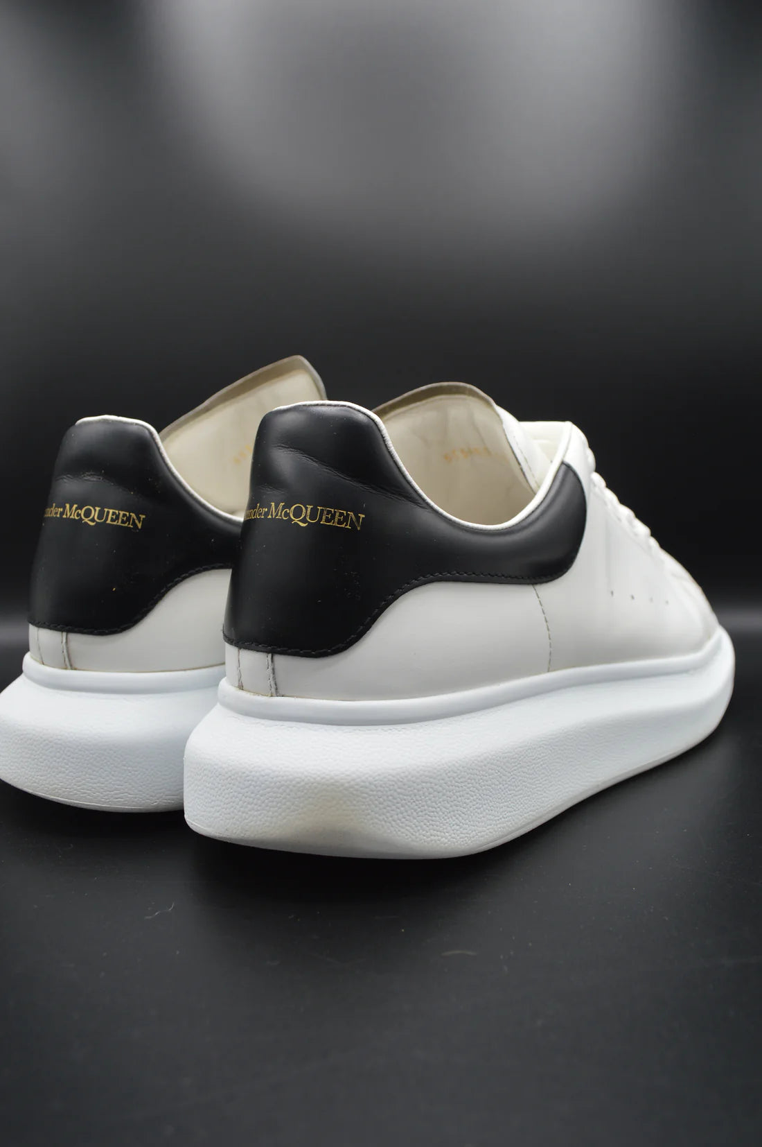 Alexander Mcqueen oversize blanc/noir