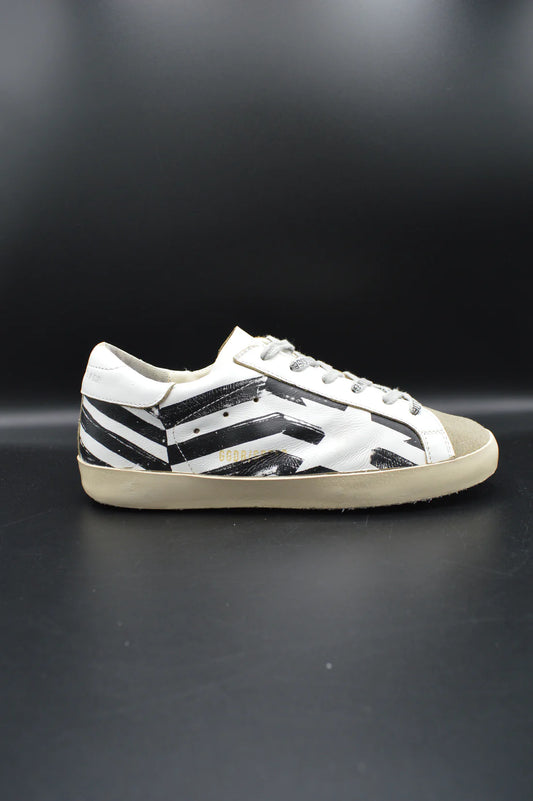 Golden Goose Superstar blanc/noir/beige