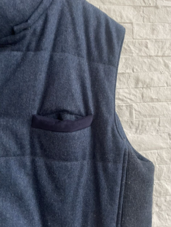 Gran Sasso Quilted Wool Down Vest