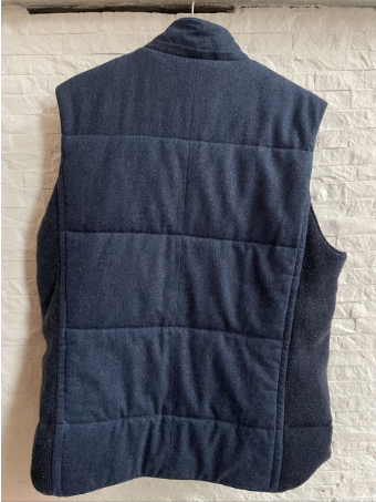 Gran Sasso Quilted Wool Down Vest
