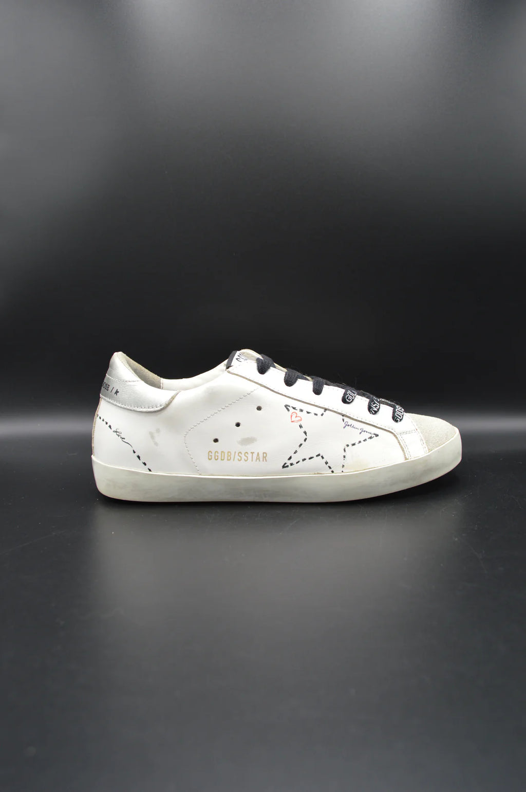 Golden Goose Superstar blanc/gris/argent