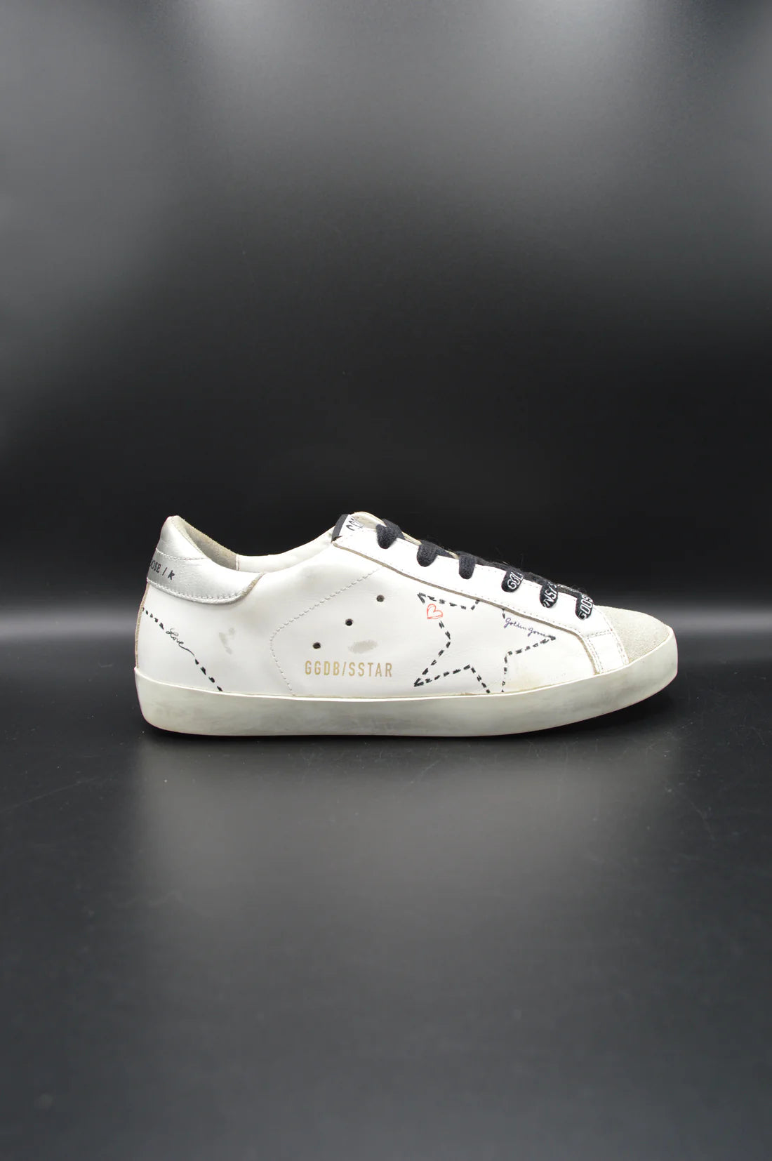 Golden Goose Superstar blanc/gris/argent