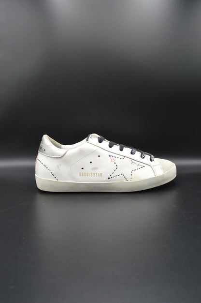 Golden Goose Superstar blanc/gris/argent