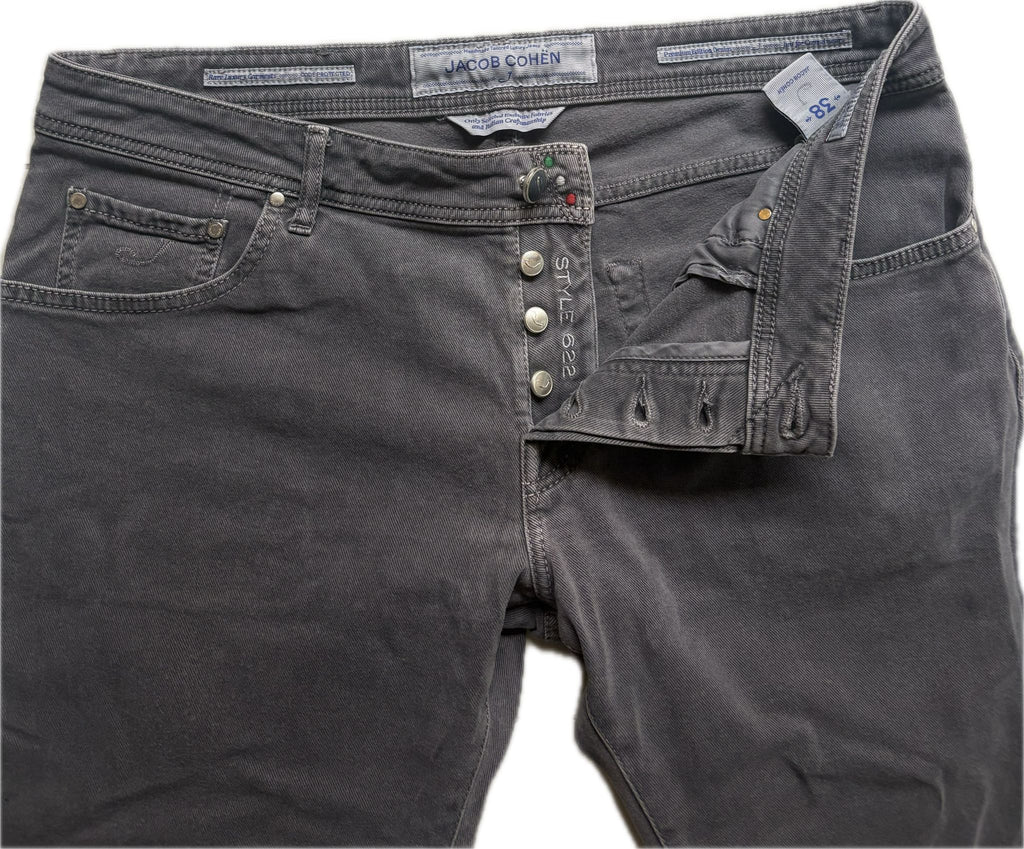 Jacob Cohën “622” – Washed Grey (Size 38)