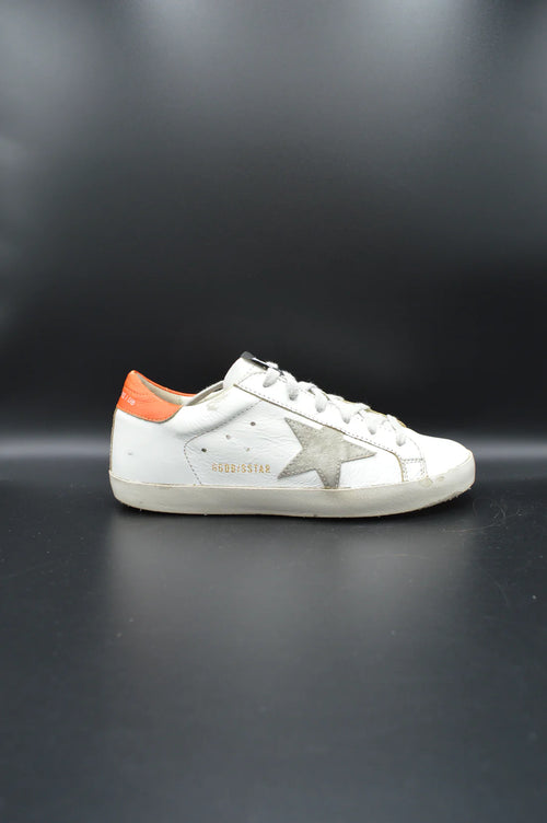 Golden Goose Superstar blanc/orange/gris