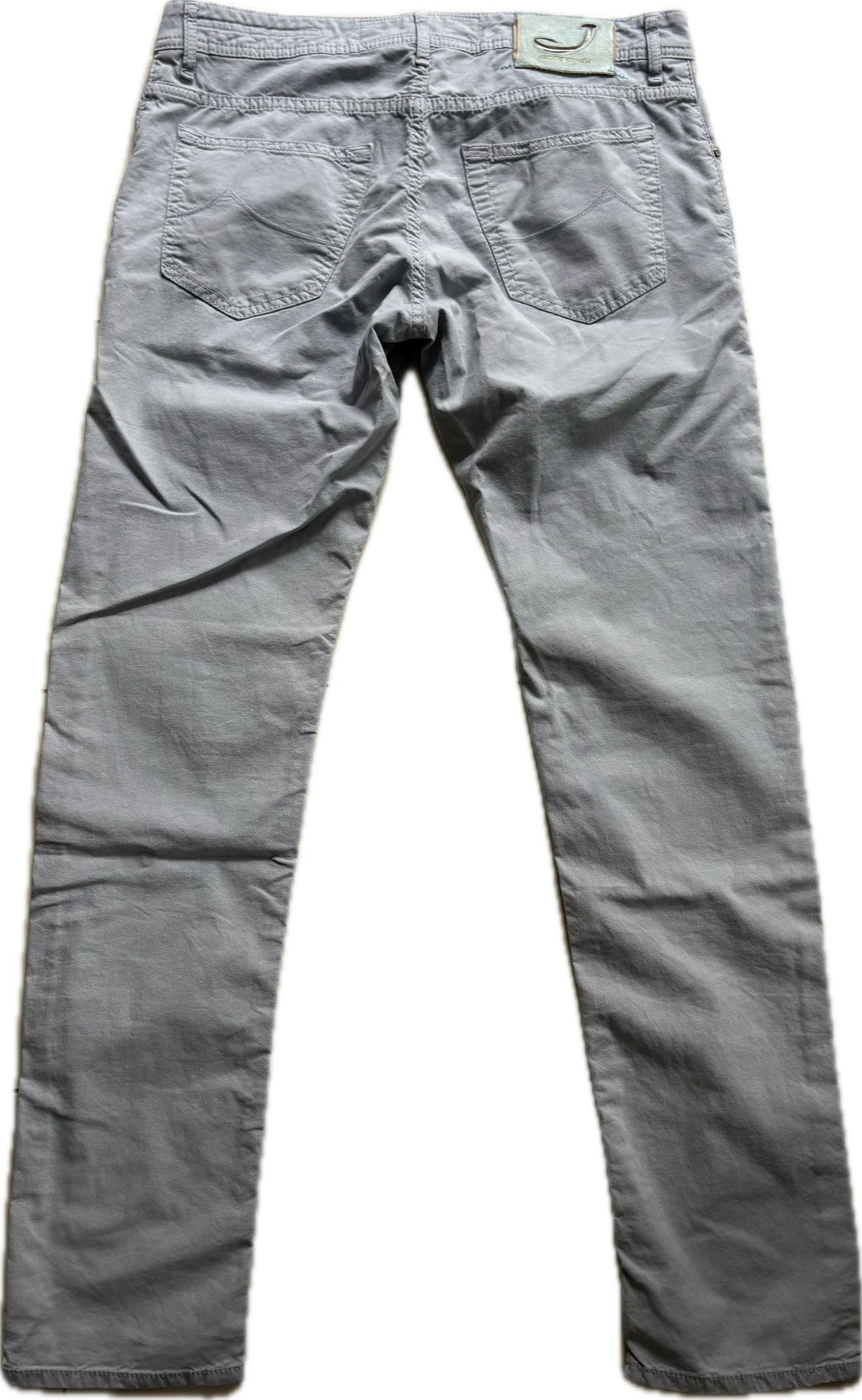 Jacob Cohën “Style 688” – Light Grey Micro-Texture (Size 34)