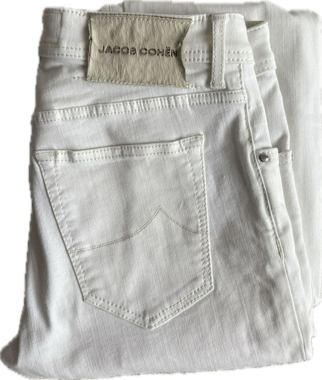 Jacob Cohën “Nick Slim” – White Stretch Denim (Size 32)