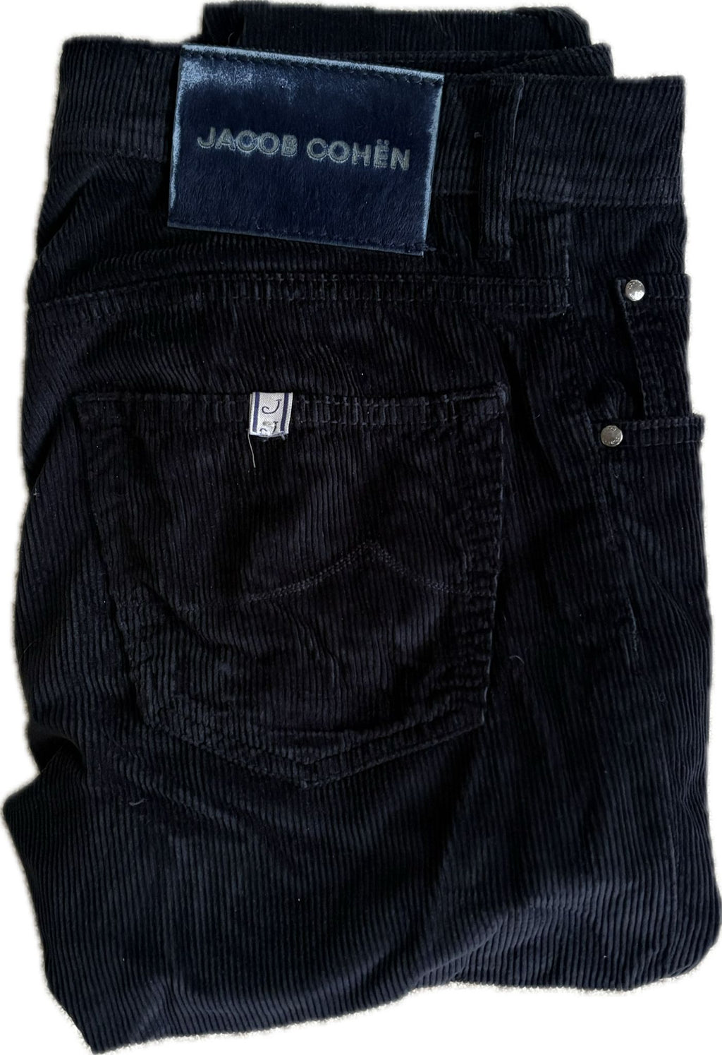 Jacob Cohën Nick Slim – Navy Corduroy Pants (Size 31)