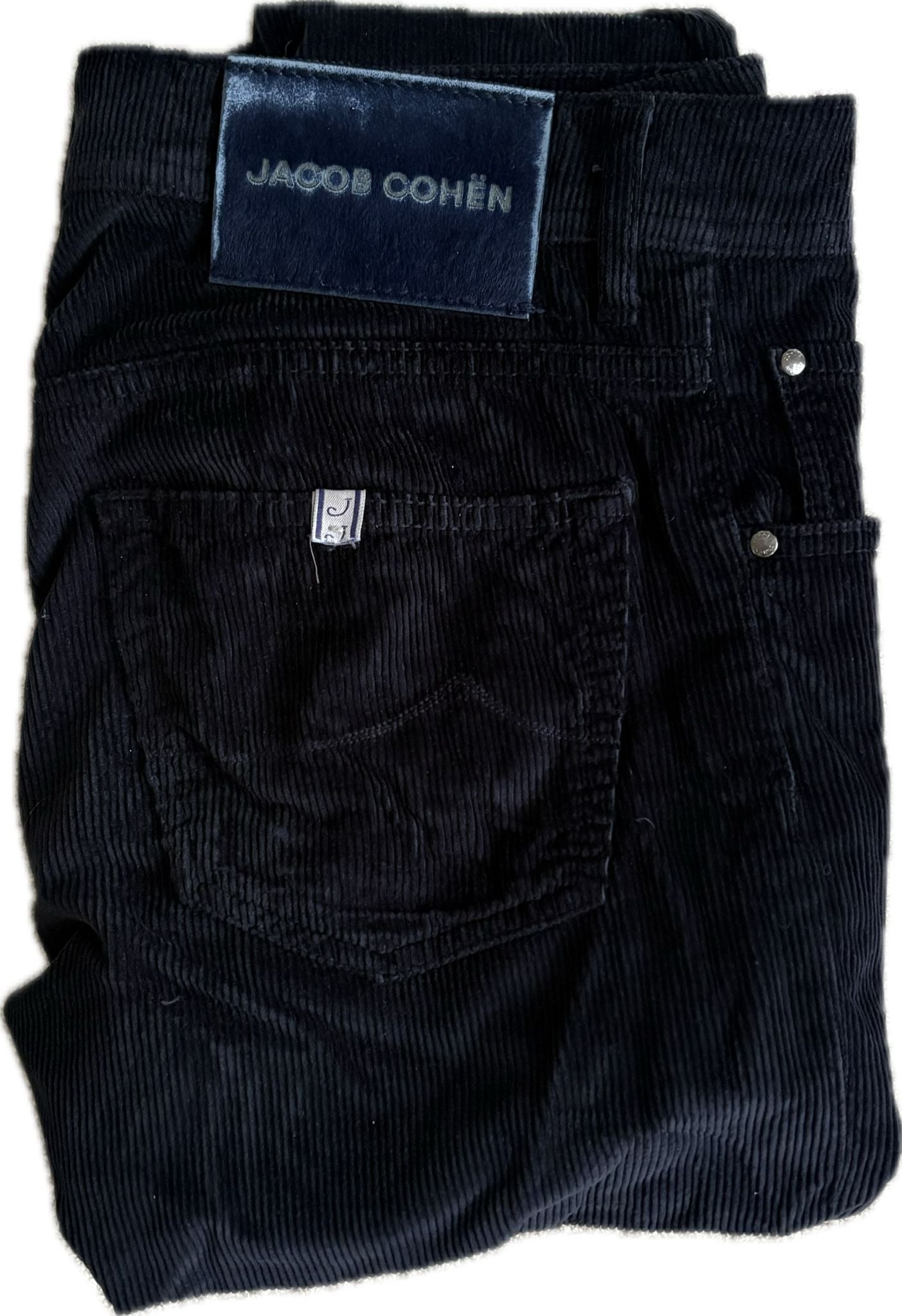 Jacob Cohën Nick Slim – Navy Corduroy Pants (Size 31)