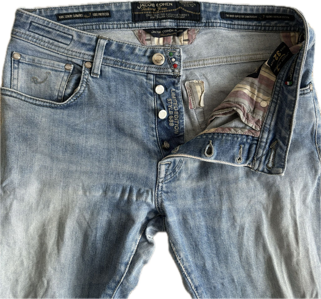 Jacob Cohën 688 Limited Edition – Premium Stretch Denim Jeans (Size 32)