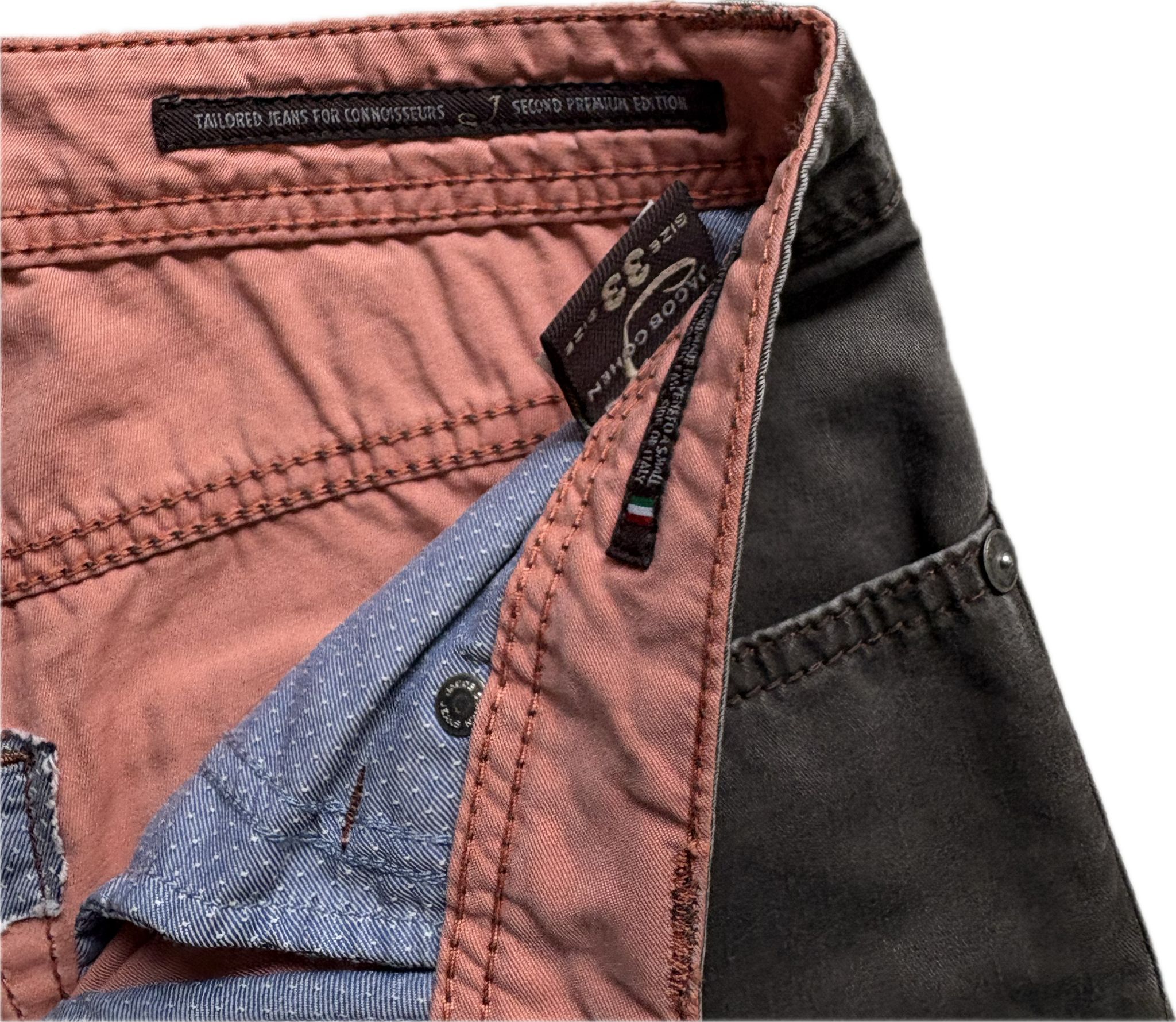 Jacob Cohën “Type 688” – Warm Grey (Size 33)