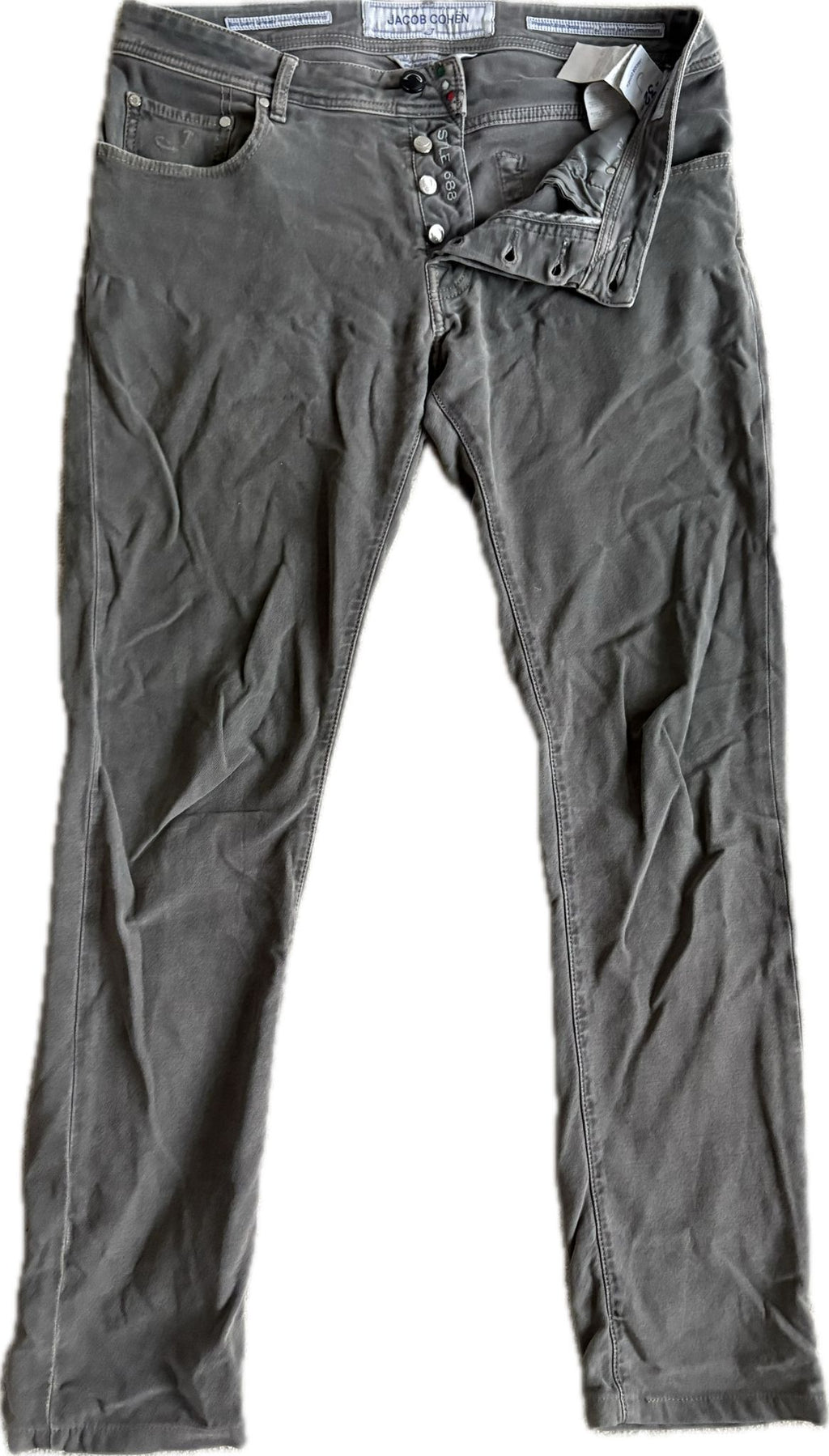 Jacob Cohën 688 – Grey Denim Jeans (Size 32)