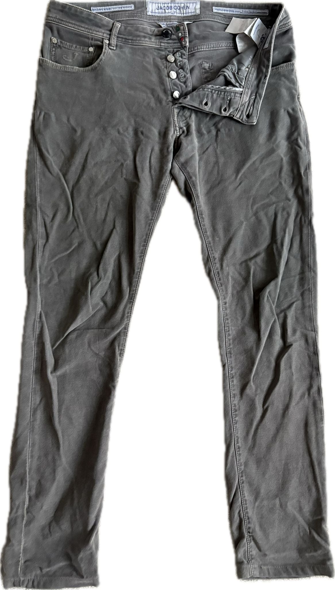 Jacob Cohën 688 – Grey Denim Jeans (Size 32)