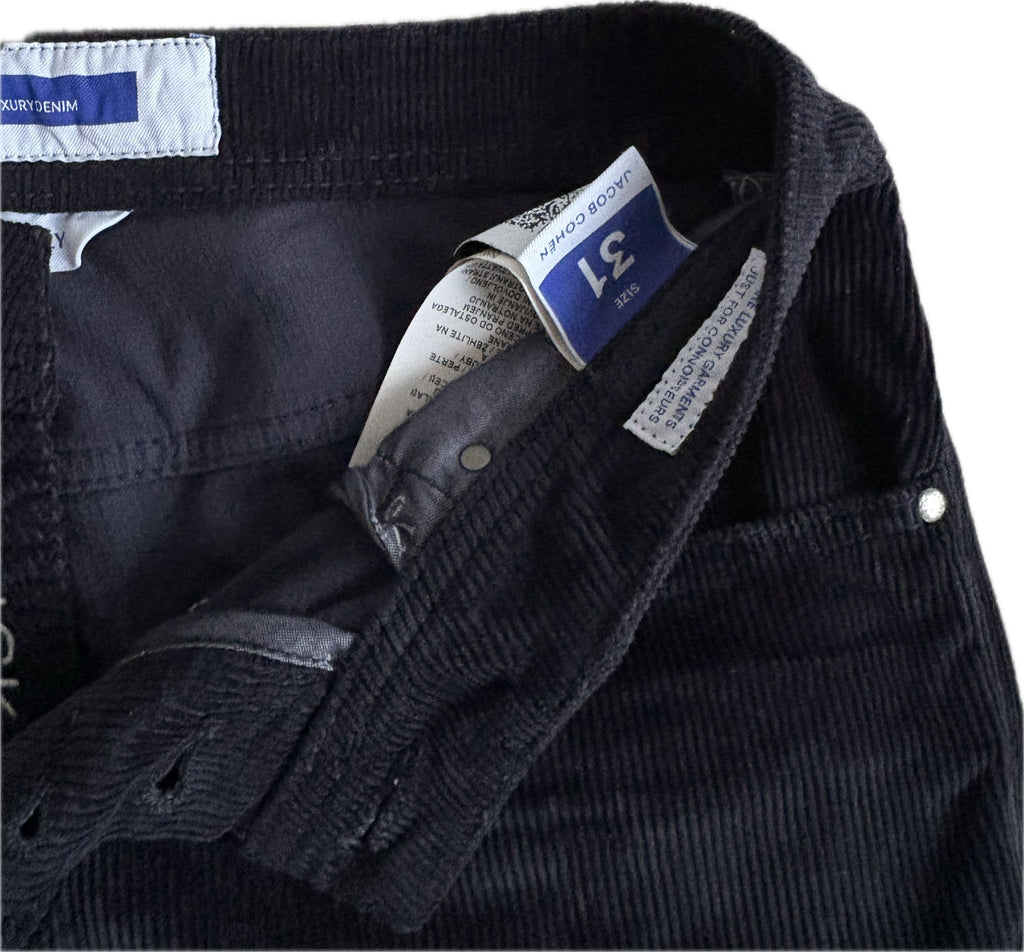 Jacob Cohën Nick Slim – Navy Corduroy Pants (Size 31)