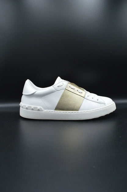 Valentino open blanc/doré