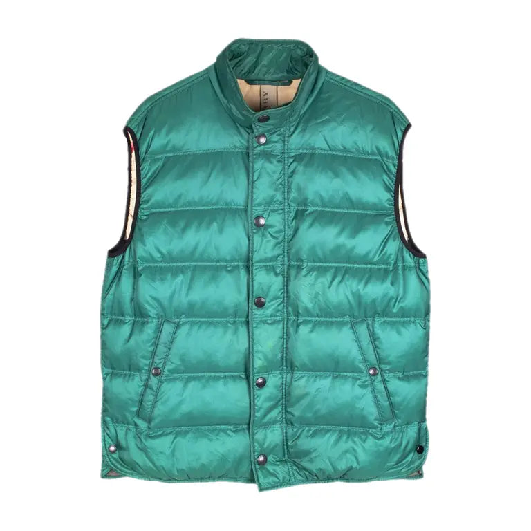 Burberry Brit Down Vest – Green – Size M
