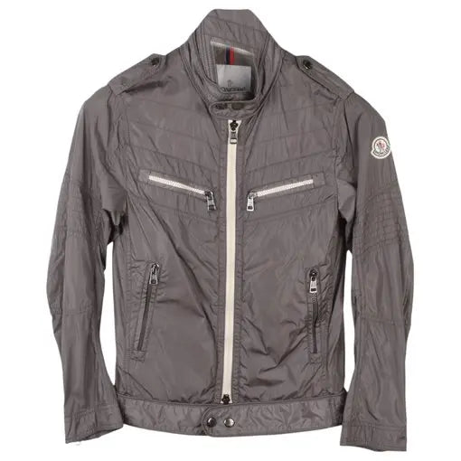 Moncler Classic Grey Down Jacket – Size XXS
